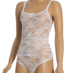 Γυναικείο Σετ Φανελάκι - Σλιπ Δαντελένια-Άσπρο