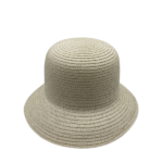 Ψάθινο Παιδικό Καπέλο Μονόχρωμο-Μπεζ