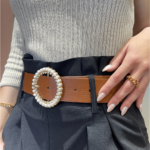 Ζώνη με Αγκράφα από Πέρλες