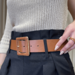 Ζώνη με Τετράγωνη Αγκράφα