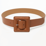 Ζώνη με Μονόχρωμη Αγκράφα