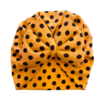 Τουρμπανάκι για τα μαλλιά με διακοσμητικό Φιόγκο Πουά-Πορτοκαλί