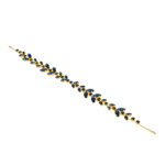 Νυφική Κουάφ με Κρύσταλλα-Σκούρο Μπλε