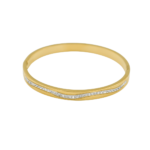 Ατσάλινη χειροπέδα με κυματιστά στρασάκια