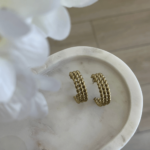 Ατσάλινα Σκουλαρίκια Κρίκοι Στριφτοί