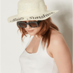 Γυναικείο Ψάθινο Καπέλο Hello Sunshine-Εκρού
