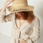 Γυναικείο Ψάθινο Καπέλο Hello Sunshine-Μπεζ
