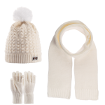 ΣΕΤ 3 ΤΕΜΑΧΙΩΝ ΠΛΕΚΤΟ ΜΕ FLEECE ΕΠΕΝΔΥΣΗ ΚΑΙ ΦΟΥΝΤΙΤΣΑ 9-15Υ-ΕΚΡΟΥ