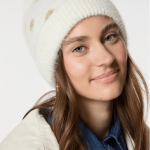 Γυναικείο Σκουφάκι Πουά-Λευκό