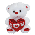 Αρκουδάκι Λούτρινο με Διακοσμητική Καρδιά 46cm