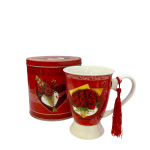 Σετ Δώρου Κούπα Πορσελάνης με Μεταλλική Συσκευασία