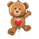 Mini Shape Μπαλόνι Αρκουδάκι Αγάπης 35cm