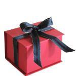Κουτάκι Δώρου Για Ρολόι Με Κορδέλα-Κόκκινο
