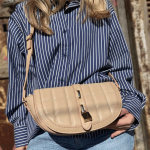 Γυναικεία Τσάντα Καπιτονέ-Μπεζ