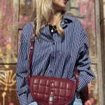 Γυναικεία Τσάντα Καπιτονέ- Μπορντό