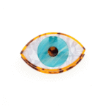 Κλάμερ Μαλλιών Πλαστικό Σχέδιο Μάτι