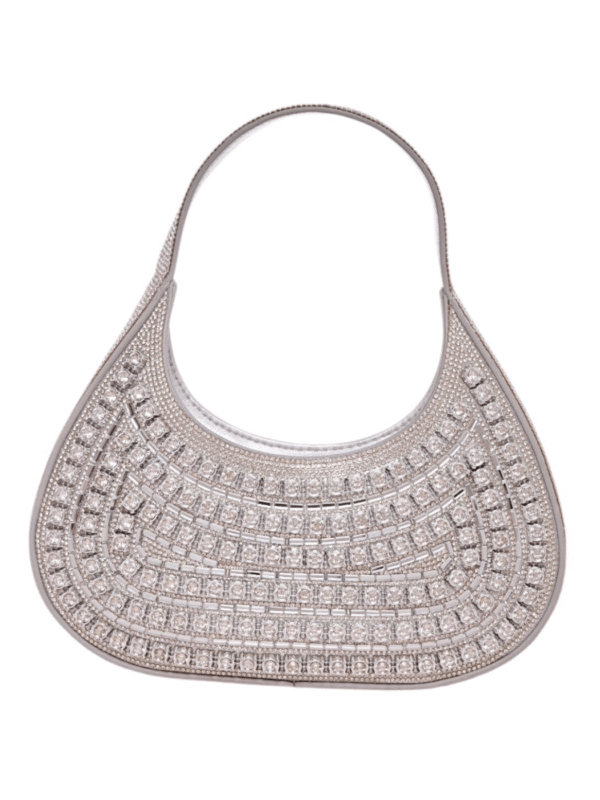 Βραδινή Τσάντα Clutch-Silver