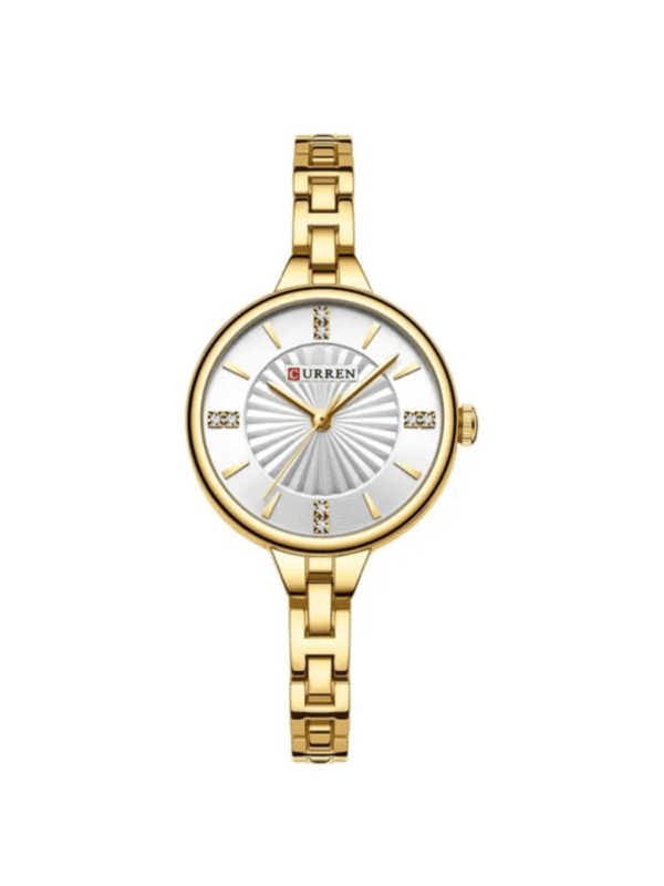 Γυναικείο Ρολόι Curren 9097 Gold White