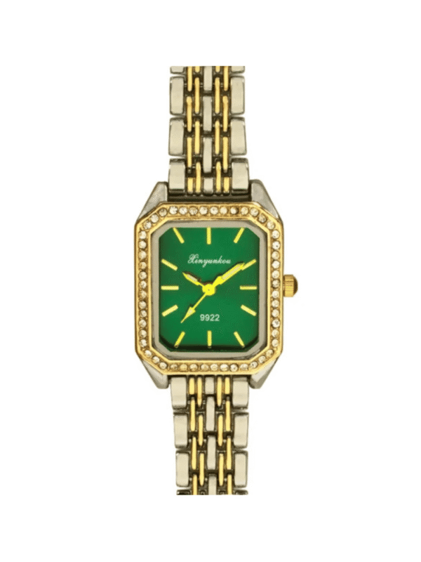Vintage Γυναικείο Ρολόι Charlotte Silver Green
