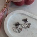 Ατσάλινα Σκουλαρίκια Ακανόνιστο σχέδιο