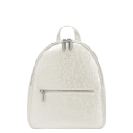 Γυναικείο Σακίδιο Πλάτης Giada με Τσαλακωμένη Όψη-Άσπρο