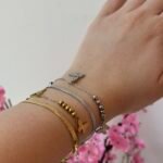 Διπλό Βραχιόλι με Πεταλούδες και Χάντρες