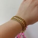 Τριπλό Βραχιόλι με Διαφορετικές Αλυσίδες