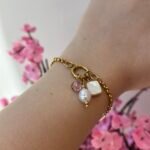 Ατσάλινο Βραχιόλι με Κρεμαστά