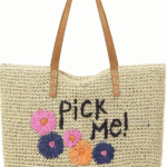 Γυναικεία Ψάθινη Τσάντα "PICK ME"