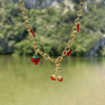 Ατσάλινο Κολιέ με Φρούτα