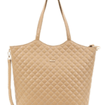 22254| Doca Γυναικεία Τσάντα Ώμου Μπεζ