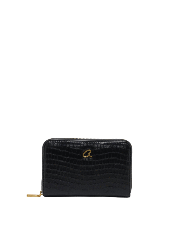 ΓΥΝΑΙΚΕΙΟ ΠΟΡΤΟΦΟΛΙ ΚΡΟΚΟ ΜΕ ΚΑΠΑΚΙ-ΜΑΥΡΟ