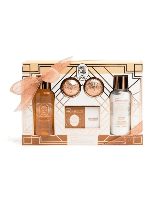 IDC Scented Bath Bronze Set Orange & Cinnamon – Σετ Μπάνιου