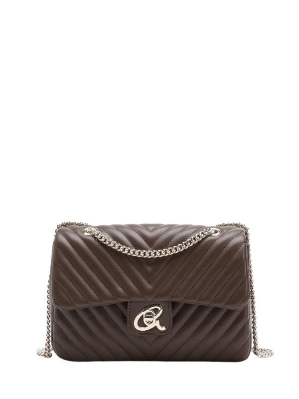 ΓΥΝΑΙΚΕΙΑ ΤΣΑΝΤΑ ΩΜΟΥ ΚΑΠΙΤΟΝΕ ΜΕ ΔΙΠΛΗ ΑΛΥΣΙΔΑ - ΚΑΦΕ