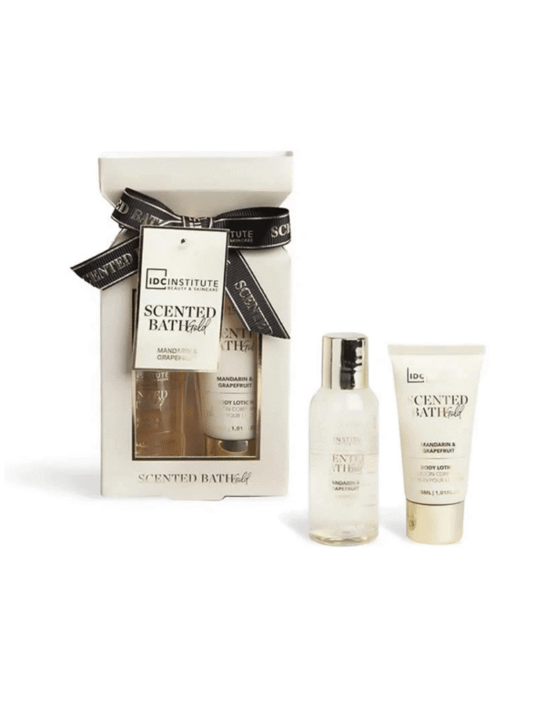 IDC INSTITUTE SCENTED BATH GOLD GIFT SET