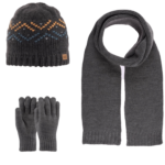 ΣΕΤ 3 ΤΕΜΑΧΙΩΝ ΠΛΕΚΤΟ ΜΕ FLEECE ΕΠΕΝΔΥΣΗ 9-15Y-ΣΚΟΥΡΟ ΓΚΡΙ