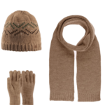 ΣΕΤ 3 ΤΕΜΑΧΙΩΝ ΠΛΕΚΤΟ ΜΕ FLEECE ΕΠΕΝΔΥΣΗ 9-15Y-ΚΑΜΕΛ