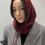 Γυναικεία Πλεκτή Μπαλακλάβα-Μπορντό