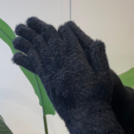 Γυναικεία Χνουδωτά Γάντια - Μαύρο