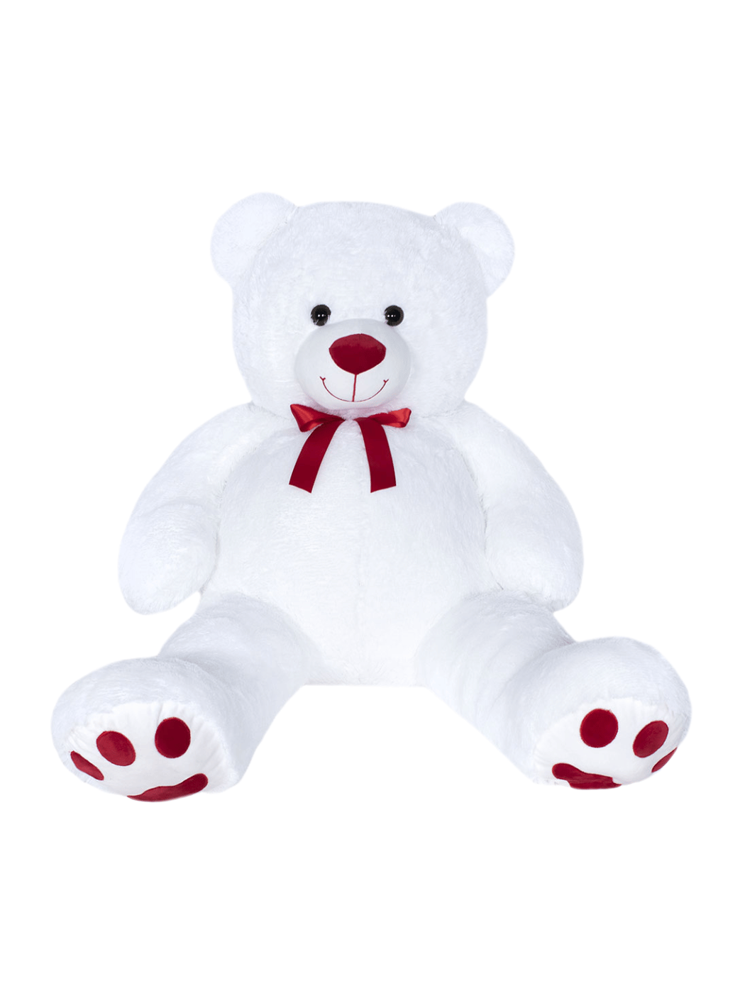 2941 Λούτρινη Αρκούδα Λευκή 120cm - Image 1