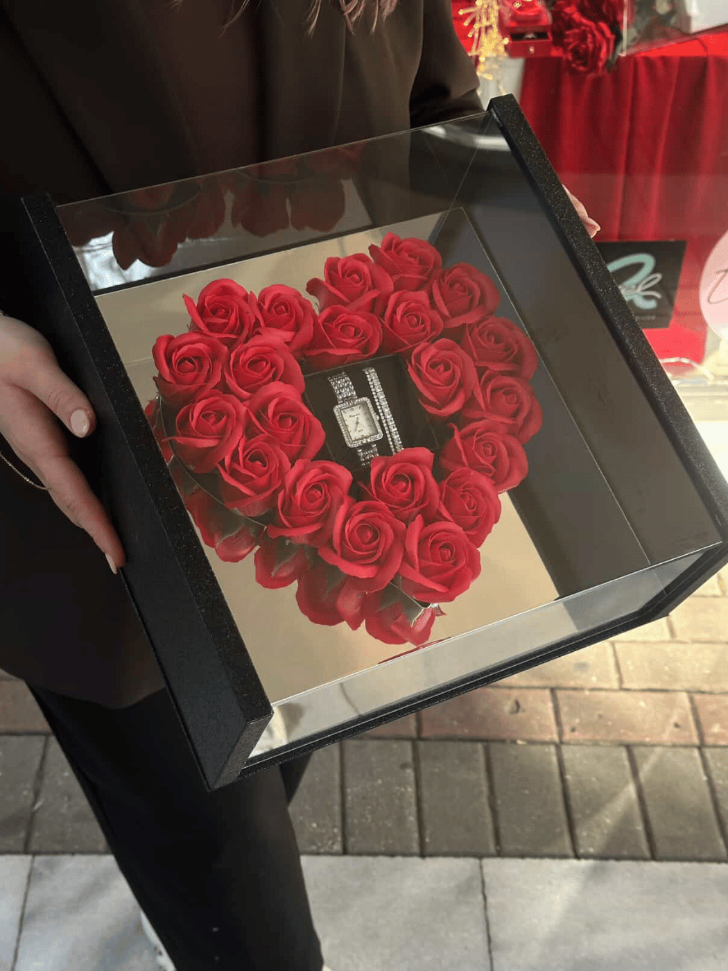 6523 Πολυτελές Κουτί Δώρου με Ρολόι & Βραχιόλι - Image 1