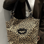 Γυναικεία Τσάντα Ώμου Dolce Leopar Beigh