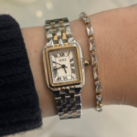 Ατσάλινο Ρολόι με Δίχρωμο Μπρασελέ