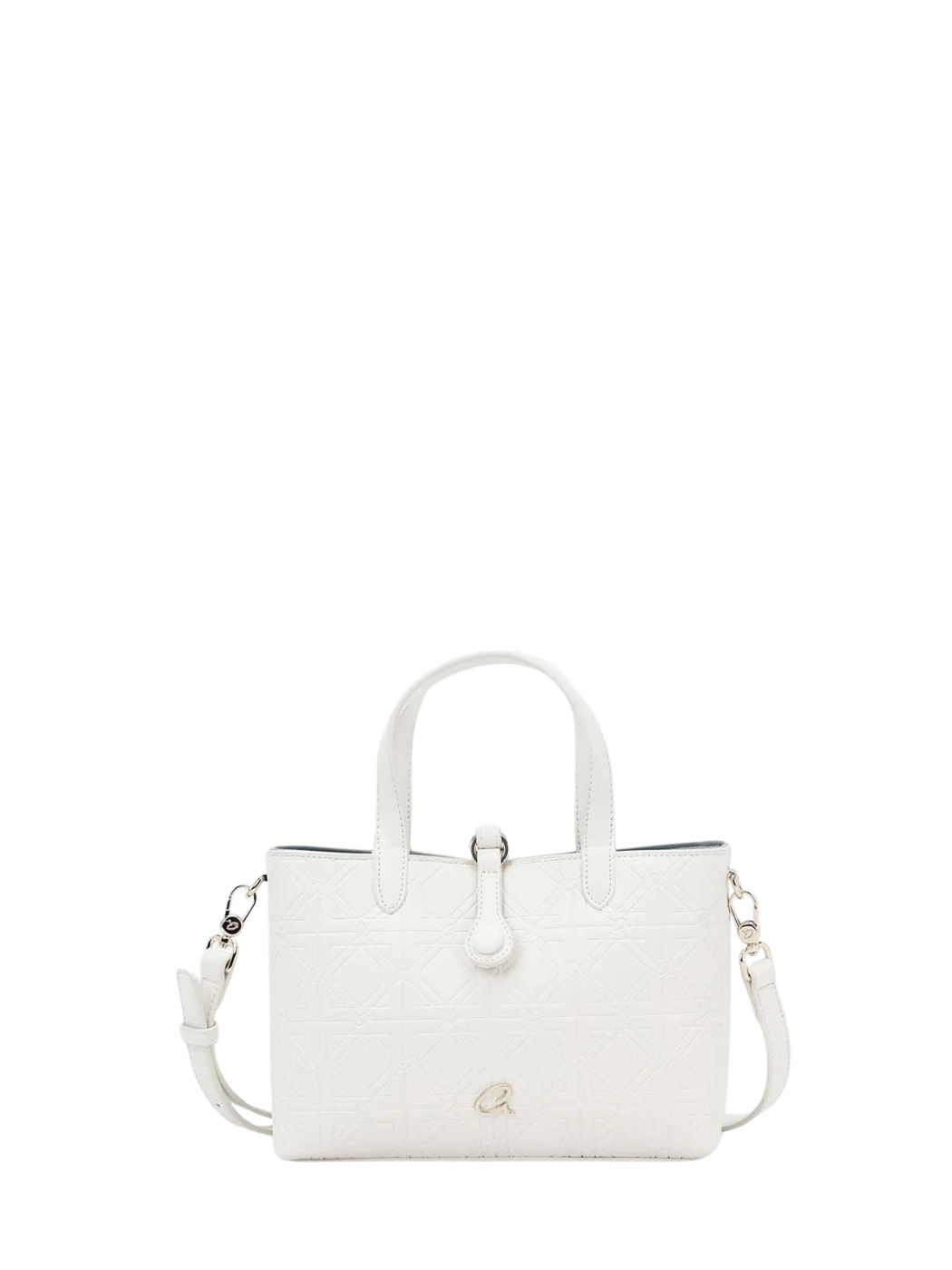 GKI ΤΣΑΝΤΑ ΧΕΙΡΟΣ ΜΕ ΜΟΤΙΒΟ ΡΟΜΒΟΥ-ΑΣΠΡΟ - Image 1